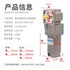 Yue Changsheng 12V24V DC reduction motor right-angle hollow 250W forward and reverse high torque speed regulating gear motor reduction ratio 25K (0-72 revolutions per minute) motor + speed regulator hollow (12V)