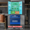 Rongsheng 502L French-style multi-door refrigerator, ultra-thin, zero-embedded blue light, fresh-keeping, first-class energy efficiency, frequency conversion, air-cooled, frost-free, energy-saving, large capacity, BCD-502WD2MPQ, national subsidy
