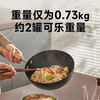 SUPOR titanium iron non-stick wok mini iron pan 24cm household uncoated wok induction cooker universal EC24AYT02