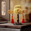 Zhu Bingren's three-yuan number one hat in a row academic living room entrance table decoration