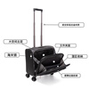 Walker Shop Light Luxury Brand Luggage Women's Carry-on Case Men's Small Lightweight Business Travel Trolley Suitcase Dark Gray 18-inch Carry-on Case