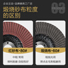 Wenyijiabai blade 100*16 mesh-based calcined strong elastic grinding disc polishing disc sandpaper disc hundred-page wheel black sand 100*16 extra coarse 40 mesh 100 pieces