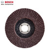 Bosch (BOSCH) 100/125/180mm louver blade angle grinder grinding louver wheel metal rust removal polishing wheel 125mm 120 mesh practical type