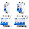 Chint NXB air switch DZ47 small 4P air switch 32A switch 63A main switch household 3P circuit breaker 100A 4p 10A
