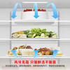 Rongsheng 520 liter large-capacity cross double-fold four-door refrigerator household ultra-thin first-class energy-saving air-cooled frost-free frequency conversion BCD-520WD12FP gray state subsidy first-class energy efficiency double frequency conversion large-capacity refrigerator