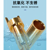 RONGSTO Aircraft model pure copper gold-plated banana plug connector motor ESC male and female lantern GC3510 3.5MM (male + female) 5 pairs RST-UM-6
