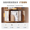 Quanpinwu rotating bookshelf 360 floor-to-ceiling living room storage rack household wheeled mobile student picture book shelf bookcase