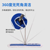 Deqi flat mop large dust push property school cotton mop long row screw type floor mop cotton line wet and dry mop 90 cm