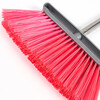 Hesdige Hard-bristled Industrial Sweeping Plastic Broom Set Stainless Steel Extended Rod Hard-bristled Sweeping Enlarged Hard Wire Sweeping with Three-section Splicing Rod (2 Sets) Jingcang Flash Delivery JG-1803