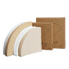 Jiaren Tiancheng 100 pieces of coffee filter paper fan-shaped filter paper V60 coffee filter paper hand-pour filter paper coffee paper coffee machine Lu paper 100 pieces V02 wood color