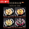 OIMG German 304 stainless steel household apple fruit slicer fruit cutting and corer artifact fruit slicer (12 slices)