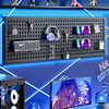 Yisijia Hole Board Gaming Wall Partition Cannot Be Customized Storage Rack Study Computer Desk Decoration Desk Storage Display Rack Thick 10cm Hook-More Stable 20pcs