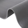 Jin Shiluo S-shaped PVC hollow carpet plastic waterproof swimming pool mat bathroom toilet anti-slip mat 3.5 thick 0.9m wide * 1m gray JM0020