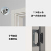 Oupai (OUPAI) wooden door paint-free door interior door set door bedroom wooden door room door solid wood door paint-free door bridge hole mechanical silent door and door frame set Jiangshan wooden door package installation bridge hole mechanical silent door series A type color door leaf + double bag door cover + Oupai hardware lock customization