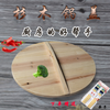 Qinkai handmade solid wood pot lid wooden water cylinder lid steaming rice bucket lid cooking rice stir-fry pot lid iron pot lid household wooden lid round 48cm