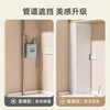 Yanyu kitchen gas pipe blocking decorative hole board customized natural gas water heater shielding cover water pipe ugly board thickened carbon steel-no punching installation-120 yuan customized special shot