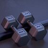 Rubber-coated cement dumbbells for men's sports and fitness equipment for home use 2/5/10kg, more suitable for unisex fitness, total weight 40kg (20kg*2 pieces)