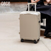 Cece suitcase women's expandable large-capacity suitcase male student trolley password suitcase oatmeal color 20 inches