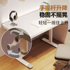 Jingcai computer table lifting table desk study table student writing table bedroom bedside table JDZ13 white 120cm
