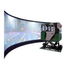 Master King Large Special Vehicle Driving Simulator Ring Screen Dynamic Real Vehicle Simulation Training System