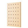 He Jiagong solid wood hole board custom entry entrance wall rack hanging board hook accessories partition wall display storage rack combination package 40x60 wood grain color