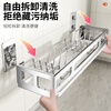 Benwang (BW) 304 stainless steel kitchen dish storage rack drain bowl rack wall-mounted bowl storage rack household drain rack new product special offer wall-mounted dish rack - free drain tray