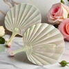 Xin Cong's new imitation jade shell fan, thickened, durable, super cool, ancient fan, portable high-end all-in-one hand-cranked fan, 3-pack, summer-relieving artifact + big handle