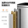 Jinke stainless steel lidless direct-throw garbage classification trash can large commercial trash can sanitation outdoor outdoor shopping mall property hotel lobby office building corridor 50L double classification without lid (25L+25L)
