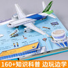 Aircraft Encyclopedia 3D three-dimensional flip book reveals the secrets of aviation science encyclopedia Enlightenment cognitive picture book for children aged 3-8 years old