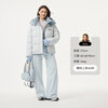 Tambor Down Jacket Women's Short Removable Hat Fashion Casual Winter Warm Jacket 5530388D Morning Mist Blue 165
