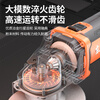 Dongcheng Brushless Lithium Electric Angle Grinder Multifunctional Cutting and Polishing Hand Grinder New Product Orange 6.0Ah 20V Two Batteries and One Charge b