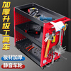 Xuan Kashi tool cart trolley multi-functional storage rack auto repair repair car mobile workshop drawer-type turnover parts cart gray double-layer storage parts tool cart