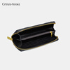 CRTNZO KROEZ Light Luxury Wallet Women's Long Style 2026 New Coin Purse Women's Card Holder New Year's Valentine's Day Birthday Gift Practical Black - Light Luxury Gift Practical for Girlfriend Wife Girlfriend's Birthday Gift