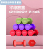 Meikejie Dumbbell Women's Fitness Home Exercise Single Dumbbell Shaping and Fat Reduction Exquisite Solid Cast Iron Compact Dumbbell Candy Powder Frosted Non-Slip 0.5KG Single 0.5kg