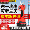 Wuyang Benzong Wuyang Japan imported electric scissors for fruit tree pruning and greening garden scissors for tree branch shears Wuyang Honda King imported technology 15-cell large-capacity battery ordinary model 5.0 LCD display (2 electric 2 knives)