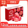 Jingxiansheng Yantai Red Fuji Apple, net weight 5.2kg/12 pieces, single fruit 190-240g, fruit gift box