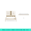 Lin's Home Modern Simple White Children's Bed Wardrobe Integrated Boy Small Apartment Tatami Single Girl LS236A4