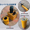 CLCEY hollow hydraulic jack hollow through-core anchor cable tensioning cylinder 100 tons 150 tons 200TRRH through hole electric CX-D150K90 stroke 200mm without oil pump