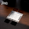 Bincoo coffee bean grinding scale reference card coffee powder thickness comparison
