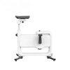 HANMAC new installation-free magnetically controlled exercise bike, office home dynamic bike, silent indoor exercise bike, white with table