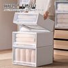 Export quality large-capacity drawer-type storage box home wardrobe storage box 40CM deep 35L export model 40*39*23cm ivory white 1 piece