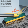 Bathroom floor scrubbing floor brush artifact bathroom floor crevice brushing tiles long handle wall washing toilet cleaning upgraded floor brush - off-white bold (with storage rack) no specifications