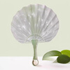 Xin Cong's new imitation jade shell fan, thickened, durable, super cool, ancient fan, portable high-end all-in-one hand-cranked fan, 3-pack, summer-relieving artifact + big handle