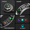 HKMW2025 new smart ring multifunctional heart rate blood oxygen sleep health monitoring multi-sport mode recording step counting running smart ring R11C gold video e-book with charging compartment No. 11 (finger circumference 65.4mm)
