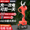 Dongcheng original electric pruning shears, fruit tree pruners, thick branch shears, high-power rechargeable scissors, wireless lithium-ion scissors, original + high-power brushless motor 4.0 standard version, one battery +