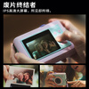 TIOYINZ Chinese instant camera can directly output photos, you can choose to print and take pictures all in one entry-level digital camera CCD high-definition mirrorless single wifi can be transferred to mobile phone D2 cyan instant printer + 10 pieces of photo paper