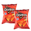 Doritos Super Rich Cheese Flavored Corn Flakes 57g*2 Made in Taiwan Original Reproduction of the American Version Flavor TV Drama Snacks