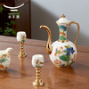 Yongfengyuan Yongfengyuan Xingfu Heming 14-head ceramic wine set, wine pot and wine dispenser, Chinese gift set, 14-head set