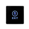 Exit button access control switch touch to open the door 86 type surface mounted panel self-resetting automatic narrow C1 long black