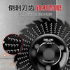 Delixi grinding disc wood grinding disc woodworking file shaping angle grinder grinding wheel polishing wheel angle grinding tea tray tool Black King Kong 100mm serrated type 3 pieces